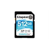Kingston 512GB SDXC Canvas Go 90R/45W CL10 U3 V30 (Canada Retail) (SDG/512GBCR)