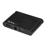 StarTech.com USB C Multiport Adapter with HDMI - 4K - Mac / Windows - 1xA + 1xC - 100W PD 3.0 (92W Laptop Charging - GbE - Wraparound (DKT30CHCPD)