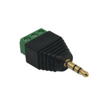 3.5mm stereo male screw down connector  (FN-CN-35M3-S)