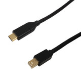 3ft USB Type-C to Mini DisplayPort Cables, 4K*2K 60Hz, CL3/FT4 - Black (FN-UC-MDP-03)