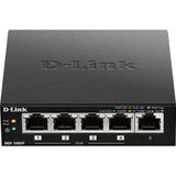 D-Link 5-Port Desktop Gigabit PoE+ Switch - 5 Ports - Manageable - 2 Layer Supported - Twisted Pair - Desktop (DGS-1005P)