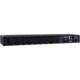 CyberPower PDU41004 8-Outlet PDU - Switched - IEC 60320 C14 - 8 x IEC 60320 C13 - 120 V AC, 230 V AC - Network (RJ-45) - 1U - - Rack - (Fleet Network)