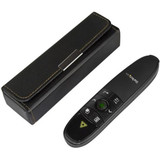Wireless Presentation Remote with Green Laser Pointer - 90 ft. (27 m) - USB Presentation Clicker for Mac and Windows - Batteries - and (Fleet Network)
