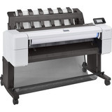 HP Designjet T1600 PostScript Inkjet Large Format Printer - 36" Print Width - Color - Printer - 5 Color(s) - 19.3 Second Color Speed - (Fleet Network)