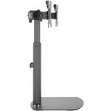 Amer Mounts Dual Screen Pneumatic Vertical Lift Monitor Stand - Up to 27" Screen Support - 12 kg Load Capacity - 20.40" (518.16 mm) x (Fleet Network)