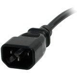 StarTech.com 1 ft. Computer Power Cord - 10-Pack - For Computer, Monitor, Printer - 125 V AC / 10 A - Black - 1 ft Cord Length - North (PAC10010PK)