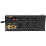 Tripp Lite Isobar Surge Protector Power Strip 6 Outlet 2 USB Charging Ports 10ft Cord - 6 x NEMA 5-15R, 2 x USB - 1440 VA - 3840 J - V (IBAR6ULTRAUSBB)