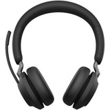 Jabra Evolve2 65 Headset - Mono - USB Type C - Wireless - Bluetooth - 98.4 ft - 20 Hz - 20 kHz - Over-the-head - Monaural - - Black (Fleet Network)