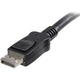 StarTech.com 25 ft DisplayPort Cable with Latches - M/M - Provide high resolution digital video and audio performance between your - - (DISPLPORT25L)