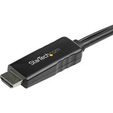 StarTech.com 6ft (2m) HDMI to DisplayPort Cable 4K 30Hz - Active HDMI 1.4 to DP 1.2 Adapter Cable with Audio - USB Powered Video - 1.4 (Fleet Network)