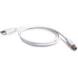 C2G USB Cable - Type A Male - Type B Male - 2m - White (13172)