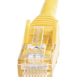 StarTech.com 14ft CAT6 Ethernet Cable - Yellow Snagless Gigabit - 100W PoE UTP 650MHz Category 6 Patch Cord UL Certified Wiring/TIA - (N6PATCH14YL)