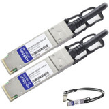 Axiom Twinaxial Network Cable - 1.6 ft Twinaxial Network Cable for Network Device - QSFP+ Network - Second End: 1 x Male Network - 40 (QFX-QSFP-DACBO-5MA-AX)
