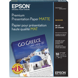 Epson Very High Resolution Print Paper - 11" x 14" - 44 lb Basis Weight - Matte - 97 Brightness - Heavyweight - 50 / Pack - White (Fleet Network)