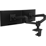 Ergotron Mounting Arm for Monitor - Matte Black - 2 Display(s) Supported27" Screen Support - 18.10 kg Load Capacity (45-245-224)