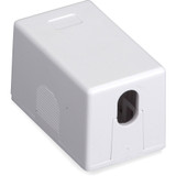 Black Box Surface Mount Housing Port Value Line - 1 x Socket(s) - White (SMH-1)