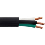 Flexible Electrical Cord Cable - 10AWG 3C SJT 300V 105C - Black (Per Meter)