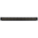 24 Port LC/LC Multimode 62.5u Duplex Patch Panel - 19" Rackmount 1U