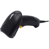 Star Micronics Handheld Wired Barcode Scanner - Cable Connectivity - 1D, 2D - Imager - USB - Black - Stand Included - IP42, IP52 (37950450)