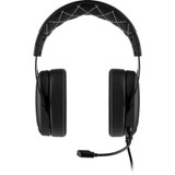 Corsair HS60 Pro Surround Gaming Headset - Carbon - Stereo - Mini-phone (3.5mm) - Wired - 32 Ohm - 20 Hz - 20 kHz - Over-the-head - - (Fleet Network)