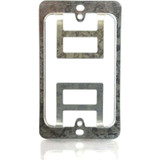 C2G Single Gang Wall Plate Mounting Bracket - Silver (03784)