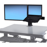 Ergotron Desk Mount for LCD Display, Notebook - Black - 1 Display(s) Supported - 24" Screen Support - 11.80 kg Load Capacity (97-933-085)