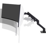 Ergotron Desk Mount for Monitor, Curved Screen Display - Matte Black - Yes - 49" Screen Support - 19.05 kg Load Capacity - 100 x 100, (45-647-224)