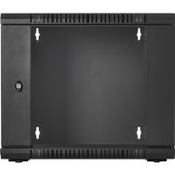 V7 9U Rack Wall Mount Glass Door Enclosure - For LAN Switch, Patch Panel - 9U Rack Height x 19" (482.60 mm) Rack Width x 15.35" mm) - (RMWC9UG450-1N)