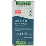 Black Box DIN Rail Power Supply - 240 Watts, 48 VDC - DIN Rail - 120 V AC, 230 V AC Input - 48 V DC @ 5 A Output - 240 W - 90.5% (Fleet Network)