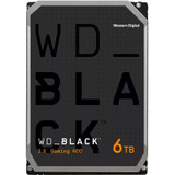 WD Black WD6004FZWX 6 TB Hard Drive - 3.5" Internal - SATA (SATA/600) - Conventional Magnetic Recording (CMR) Method - 3.5" Carrier - (WD6004FZWX)