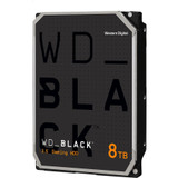 WD Black WD8002FZWX 8 TB Hard Drive - 3.5" Internal - SATA (SATA/600) - Conventional Magnetic Recording (CMR) Method - 3.5" Carrier - (WD8002FZWX)