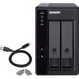 QNAP 2 Bay USB Type-C Direct Attached Storage with Hardware RAID - 2 x HDD Supported - 2 x SSD Supported - Serial ATA/600 Controller - (Fleet Network)