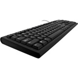 V7 USB/PS2 Wired Keyboard - Cable Connectivity - USB, PS/2 Interface Email, Play/Pause, Internet, Volume Control Hot Key(s) - English (Fleet Network)