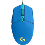 Logitech G203 Gaming Mouse - Cable - Blue - USB - 8000 dpi - 6 Button(s) (910-005792)