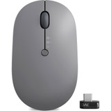 Lenovo Go Wireless Multi-Device Mouse - Blue Optical - Wireless - Bluetooth/Radio Frequency - 2.40 GHz - Yes - Black - USB Type C - - (4Y51C21217)