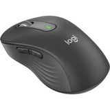 Logitech Signature M650 L Mouse - Optical - Wireless - Bluetooth/Radio Frequency - Graphite - USB - 2000 dpi - Scroll Wheel - 5 - 5 - (910-006231)