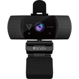 V7 WCF1080P Webcam - 2 Megapixel - 30 fps - USB Type A - 1920 x 1080 Video - Fixed Focus - Microphone - Notebook, Monitor (Fleet Network)