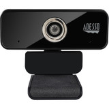 Adesso CyberTrack 6S Webcam - 8 Megapixel - 30 fps - USB 2.0 - TAA Compliant - 3840 x 2160 Video - CMOS Sensor - Manual Focus - - - TV (Fleet Network)