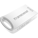 Transcend 128GB JetFlash 710 USB 3.1 Type A Flash Drive - 128 GB - USB 3.1 Type A - Silver - 1 / Pack (Fleet Network)