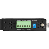 Black Box LGC280 Series Gigabit Industrial Media Converter - Single-Mode SC - 1 x Network (RJ-45) - 1 x SC Ports - DuplexSC Port - - - (LGC282A)