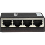 Black Box 4PT Gb SWT RJ45 - Gigabit Ethernet (1000-Mbps) Switch - (4) 10/100/1000-Mbps Copper RJ45 (LGB304A)