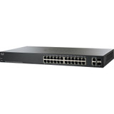 Cisco SF220-24P 24-Port 10/100 PoE Smart Plus Switch - 24 Ports - Manageable - 10/100Base-TX, 10/100/1000Base-T, 1000Base-X - - 2 - 2 (SF220-24P-K9-NA-RF)
