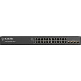 Black Box Ethernet Managed Switch - (24) RJ-45, (4) SFP+ 1-/10-GbE - 24 Ports - Manageable - TAA Compliant - 2 Layer Supported - - - - (LGB5028A-R2)