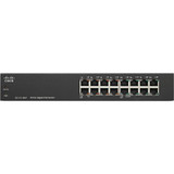 Cisco SG110-16HP Ethernet Switch - 16 Ports - 10/100/1000Base-T - Refurbished - 2 Layer Supported - Twisted Pair - Wall Mountable, (SG110-16HP-NA-RF)