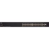 Cisco SG250-26HP 26-Port Gigabit PoE Smart Switch - 26 Ports - Manageable - Gigabit Ethernet - 1000Base-T, 1000Base-X - Refurbished - (SG250-26HP-K9NA-RF)