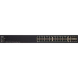 Cisco SF550X-24MP Layer 3 Switch - 26 Ports - Manageable - Fast Ethernet - 10/100Base-T - Refurbished - 3 Layer Supported - Modular - (SF550X-24MPK9NA-RF)