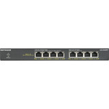 Netgear GS308PP Ethernet Switch - 8 Ports - 2 Layer Supported - Twisted Pair - Desktop, Wall Mountable, Rack-mountable - 3 Limited (GS308PP-100NAS)