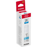 Canon GI-21 Cyan Ink Tank - Inkjet - Cyan - 70 mL - 1 Pack (4537C001)