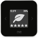 Eve Air Quality Monitor Sensor - 2.10" (53.34 mm) Width x 0.60" (15.24 mm) Depth x 2.10" (53.34 mm) Height - 1 - Silver (Fleet Network)