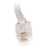 C2G Modular Cable - RJ-11 Male - RJ-11 Male - 4.27m - Silver (09591)